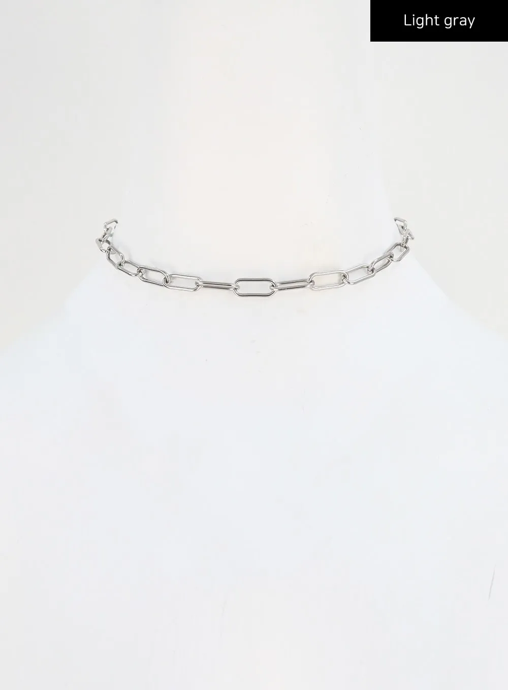 Silver Color Chain Necklace CY323 sold by Lewkin product image thumbnail 4