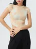 Tie Dye Cropped Tee CM330 sold by Lewkin