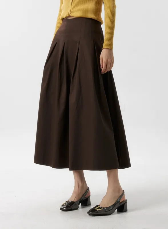 Flare Maxi Skirt IS315 sold by Lewkin