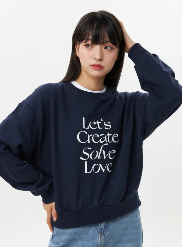 Graphic Sweatshirt OS305 sold by Lewkin