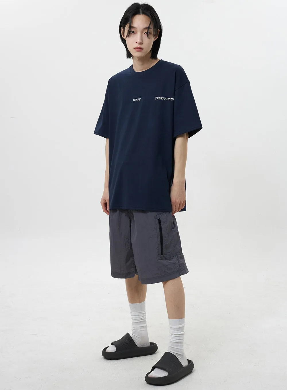 Nylon Bermuda Pants Unisex CY322 sold by Lewkin