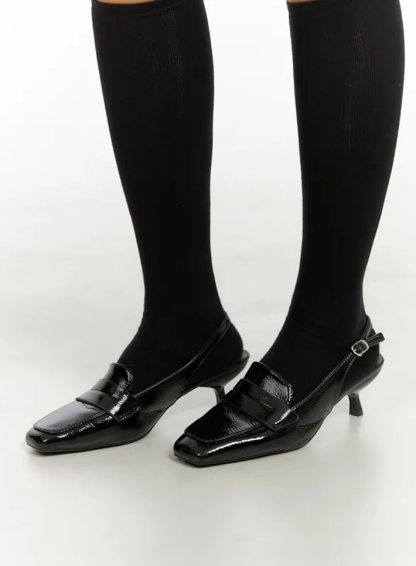 Patent Leather Heels CY417 sold by Lewkin