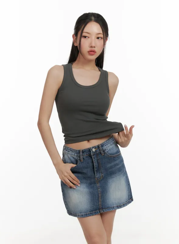 U-Neck Tank Top CY403 sold by Lewkin