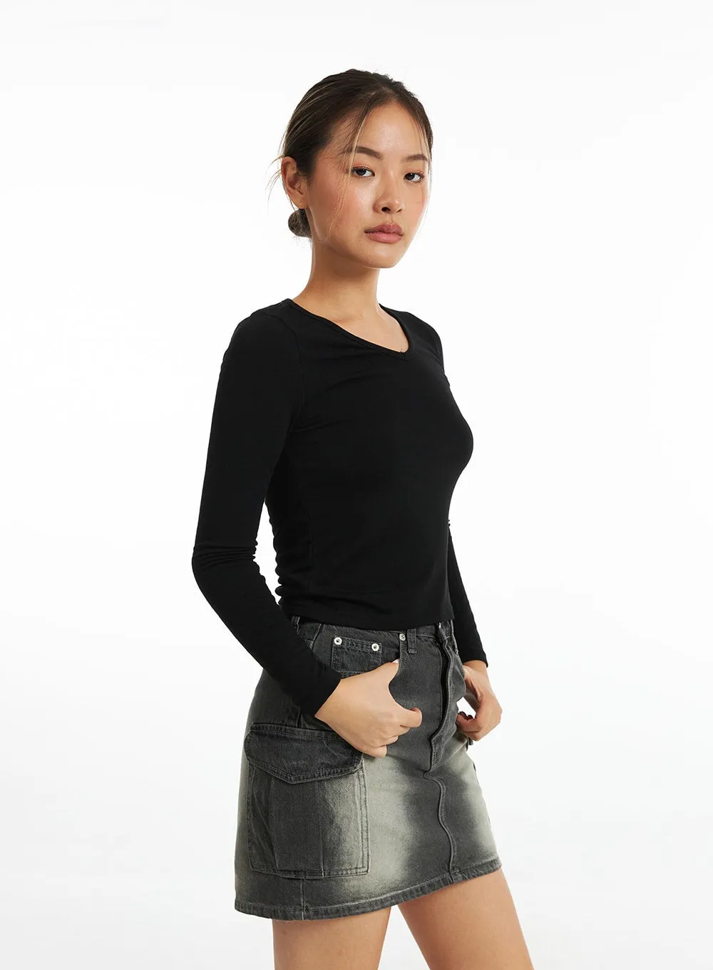 Metro Basic Slim-Fit T-Shirt CO318 sold by Lewkin product image thumbnail 4