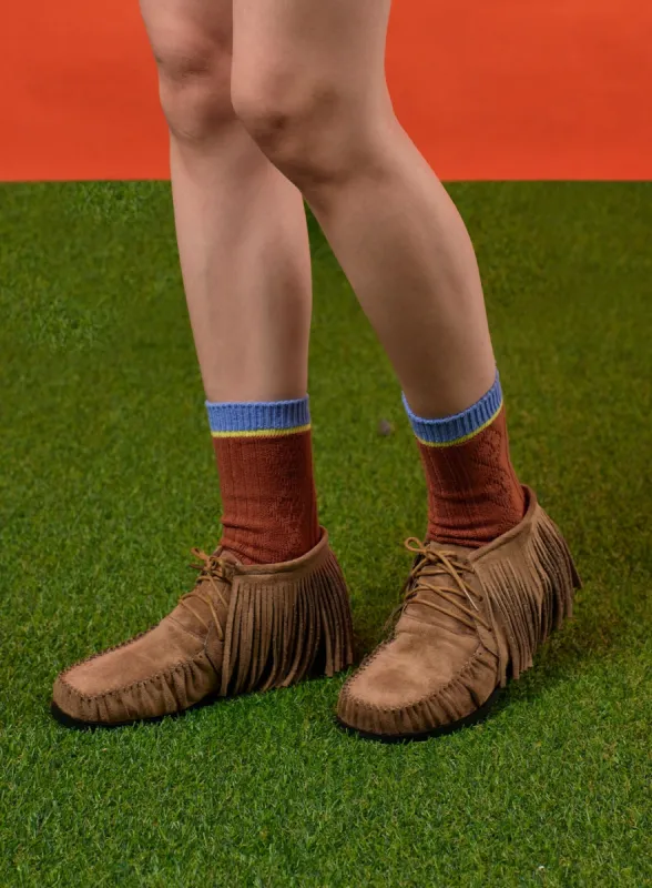 Fringed Loafers OF405 sold by Lewkin