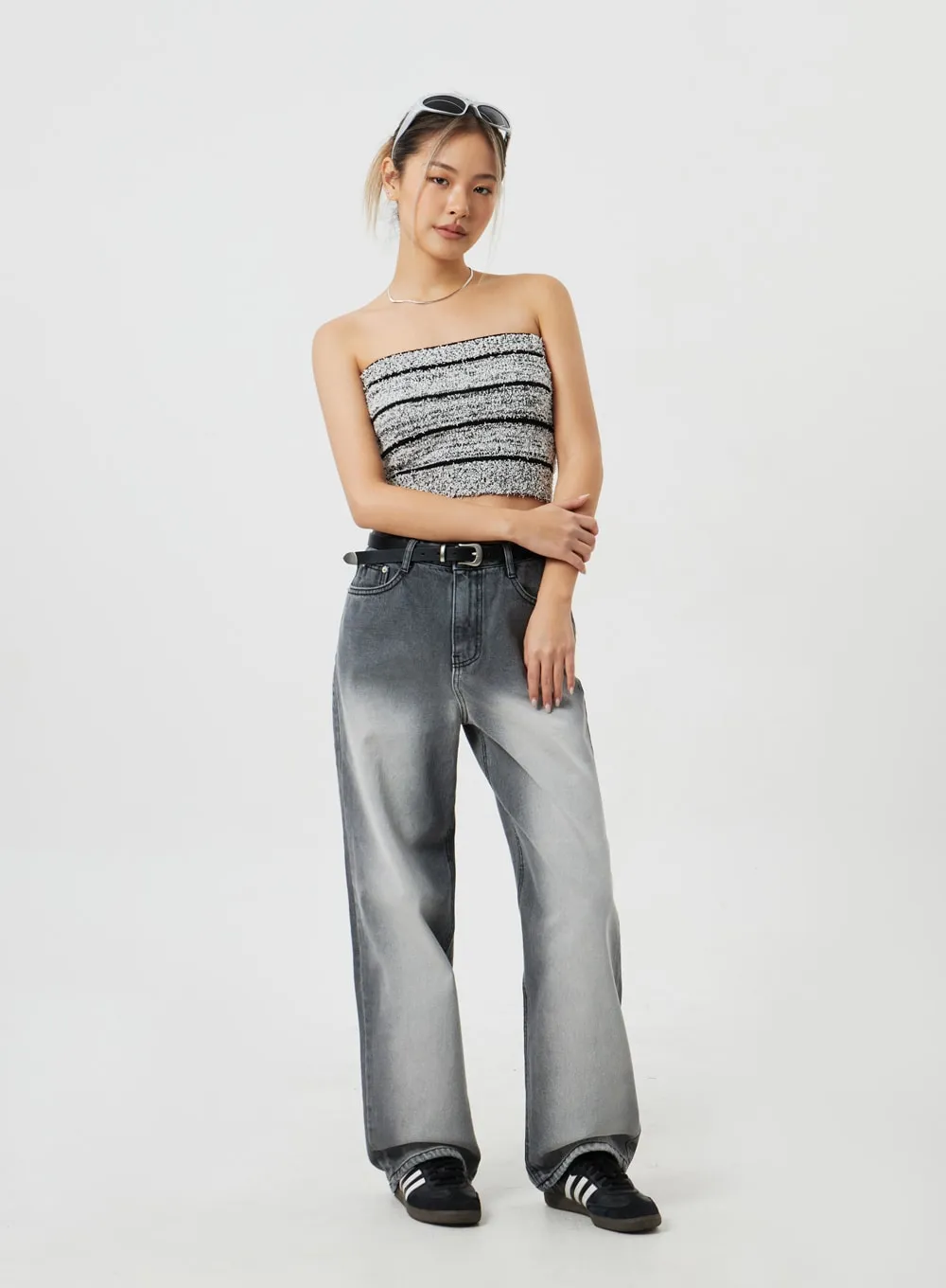 Stripe Tube Top CM306 sold by Lewkin product image thumbnail 4