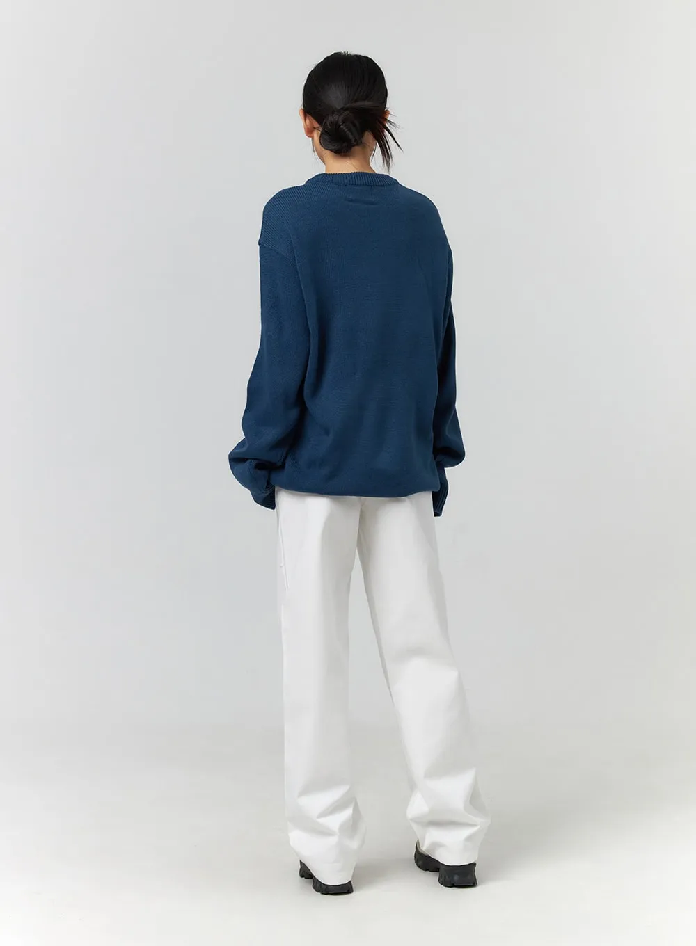 Cozy Oversized Unisex Sweatshirt CF401 sold by Lewkin product image thumbnail 5