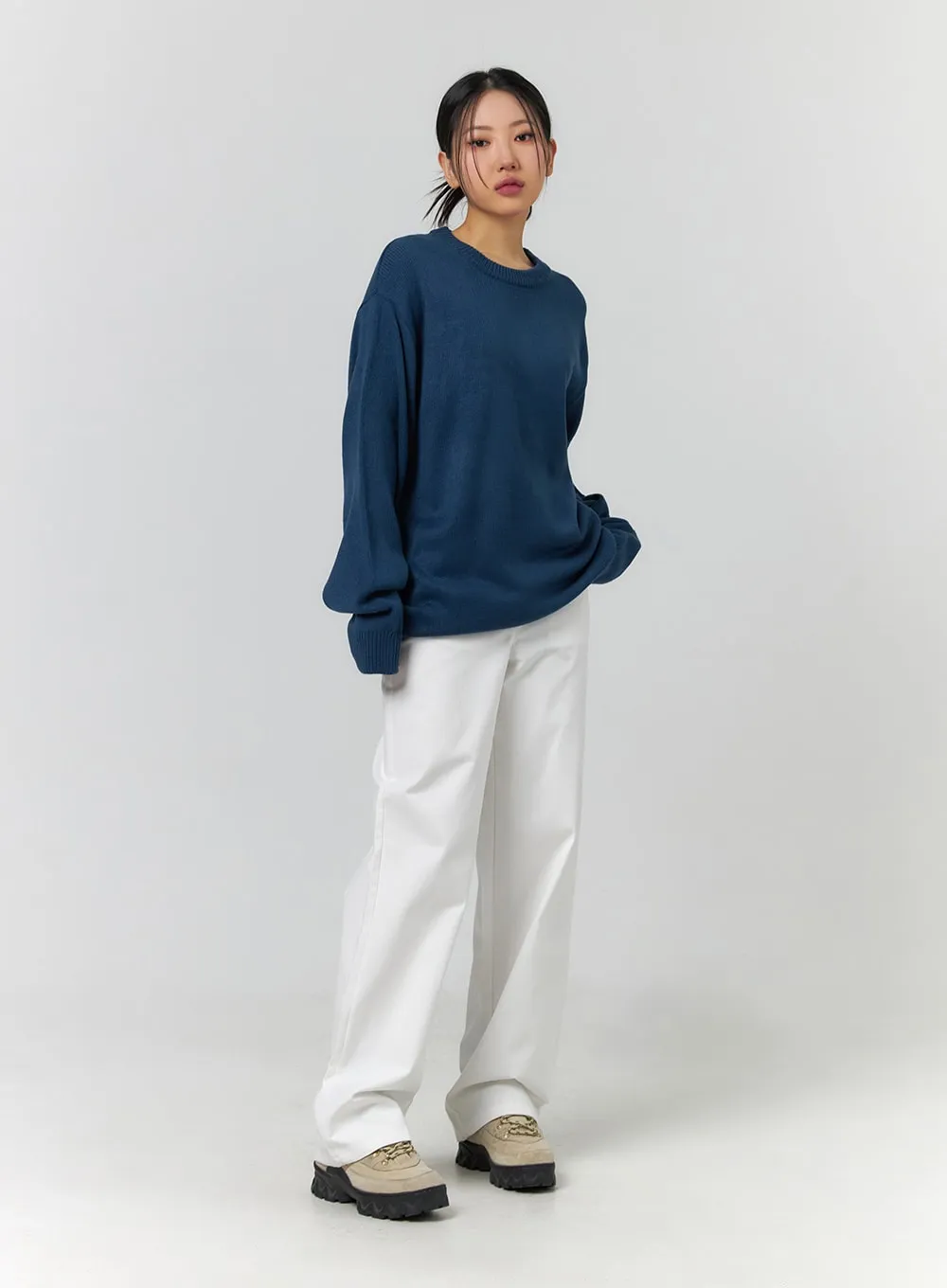 Cozy Oversized Unisex Sweatshirt CF401 sold by Lewkin product image thumbnail 4