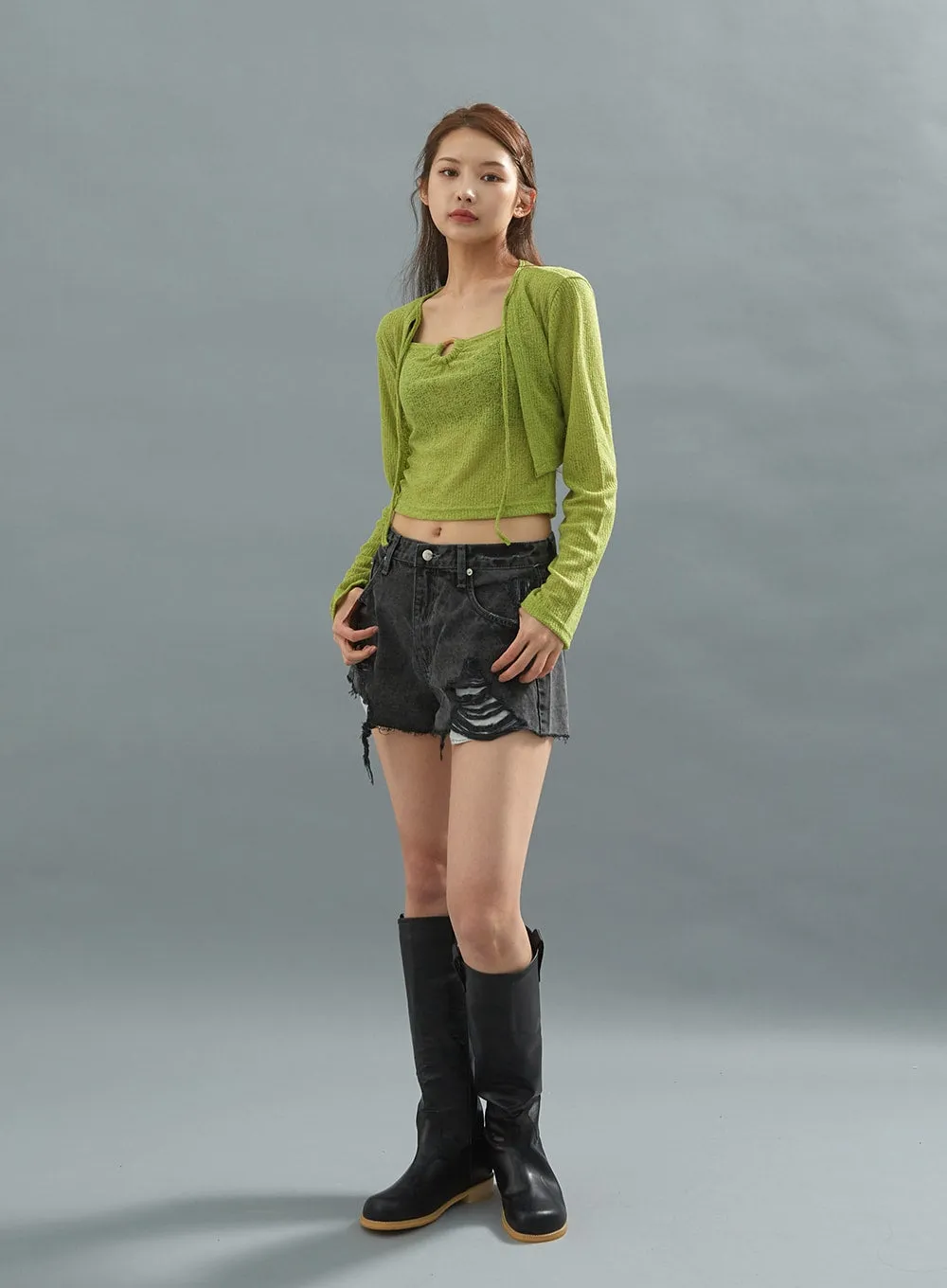 Basic Mid-Calf Boots CJ29 sold by Lewkin product image thumbnail 2