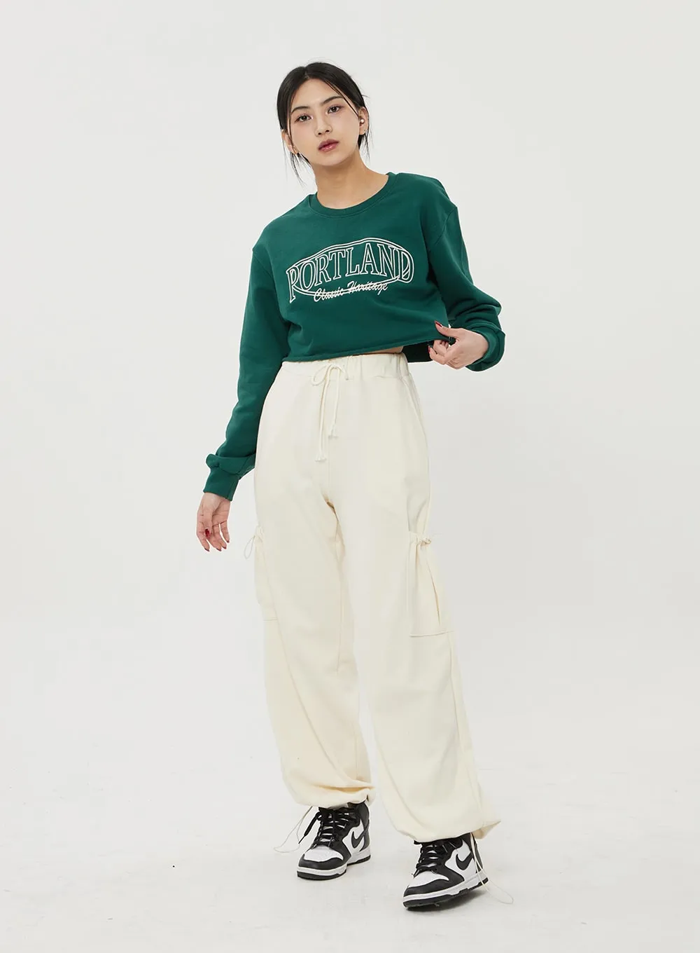 Drawstring Pocket Track Pants BF316 sold by Lewkin product image thumbnail 3