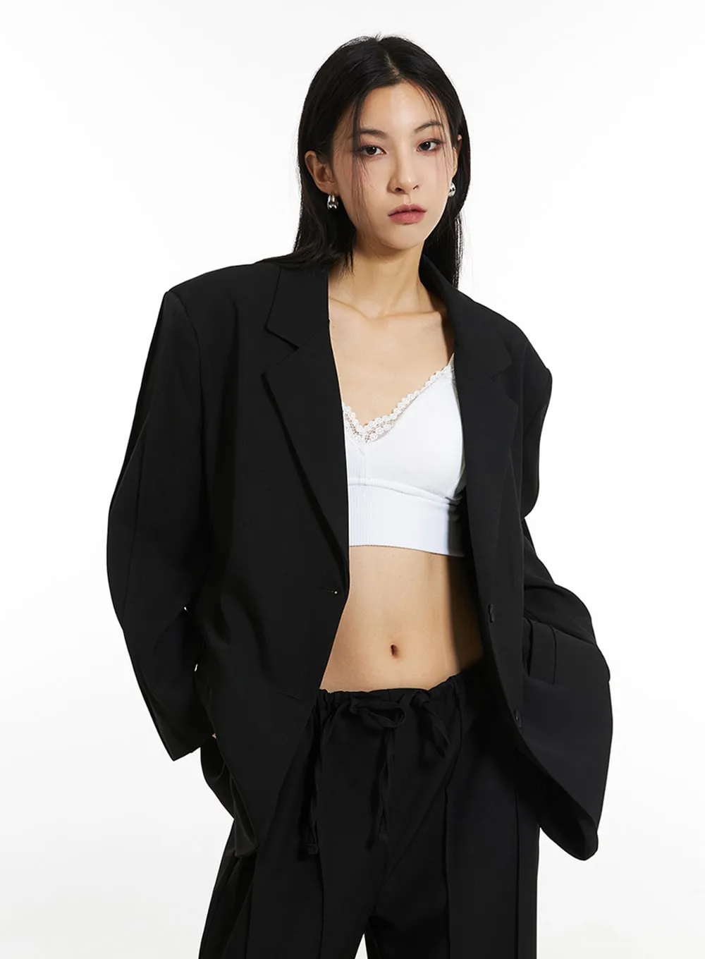 Oversize Loose Fit Blazer IN308 sold by Lewkin product image thumbnail 5