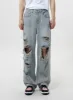 Ripped Baggy Jeans CY319 sold by Lewkin