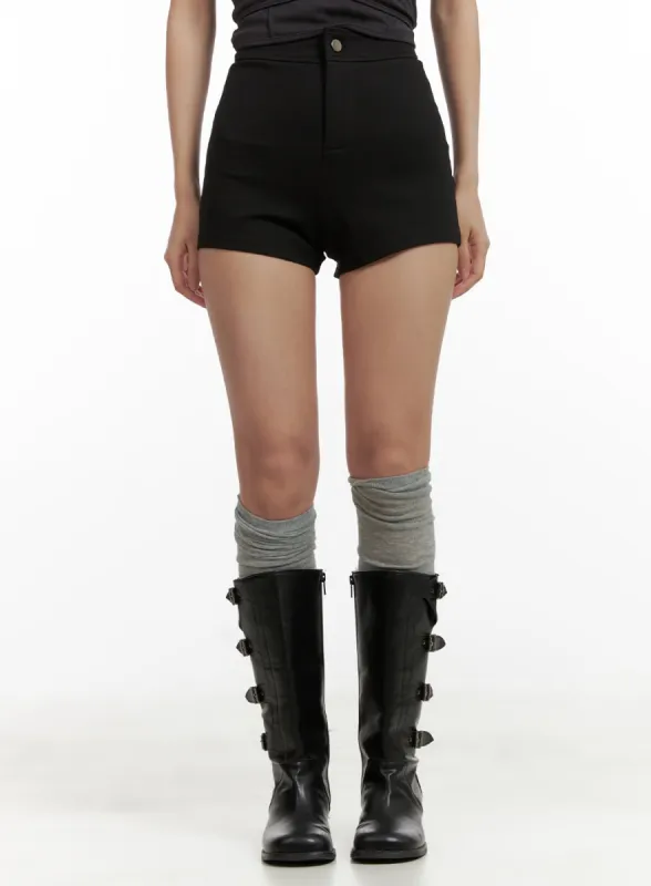 High-Waist Shorts CU407 sold by Lewkin