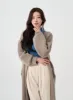 Angora V-Neck No Button Long Cardigan IO12 sold by Lewkin