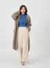 Angora V-Neck No Button Long Cardigan IO12 sold by Lewkin
