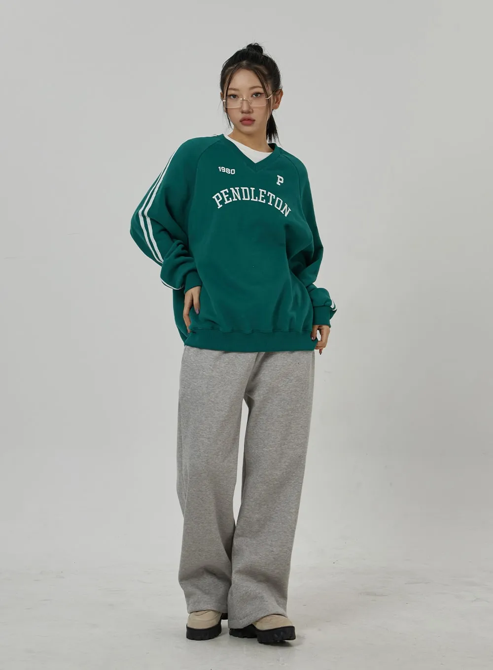 Wide Leg Track Pants Unisex CD21 sold by Lewkin product image thumbnail 4