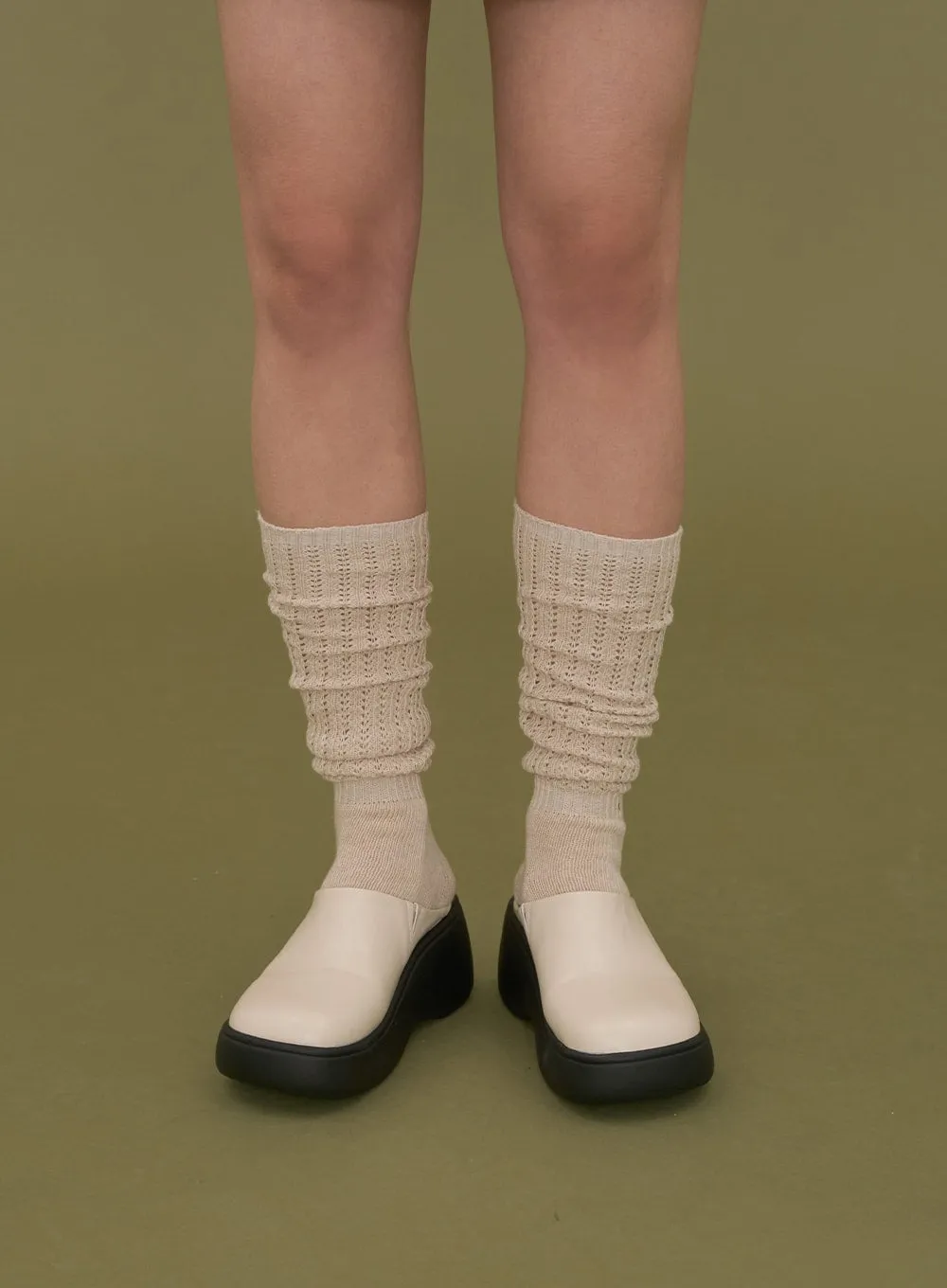 Cotton Knee Socks C2601 sold by Lewkin product image thumbnail 2