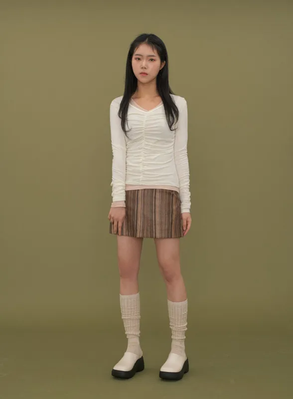 Cotton Knee Socks C2601 sold by Lewkin
