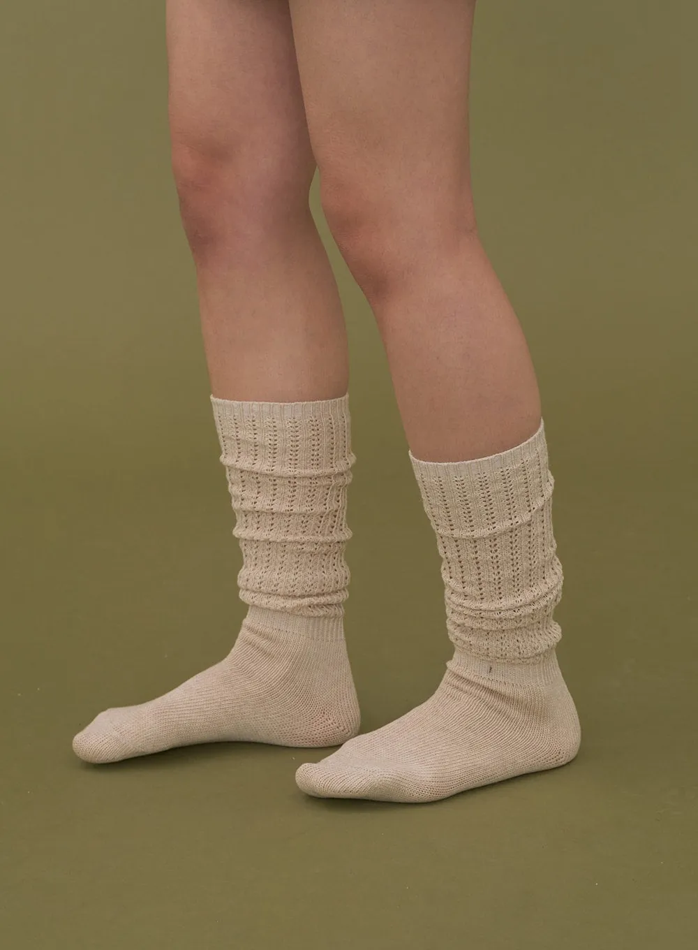 Cotton Knee Socks C2601 sold by Lewkin product image thumbnail 3