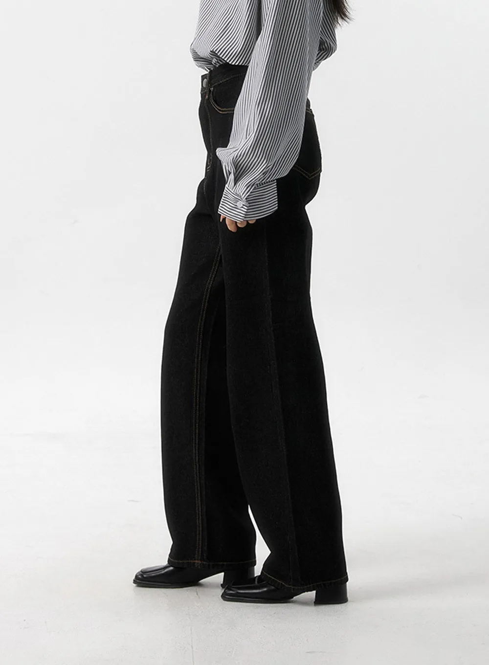 Wide Fit Jeans IS315 sold by Lewkin product image thumbnail 5