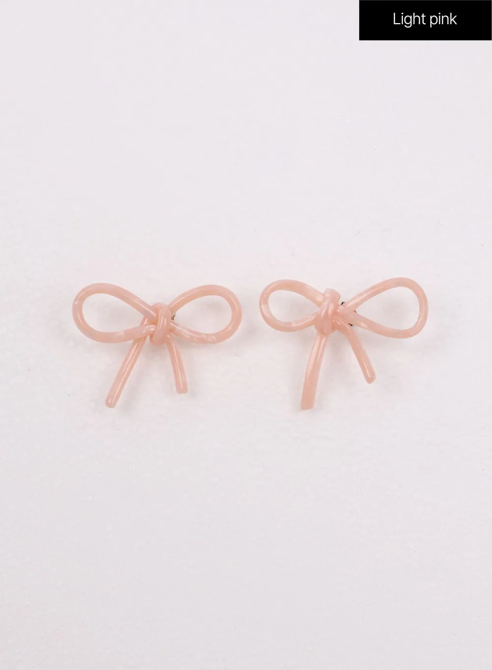 Acrylic Ribbon Stud Earrings IJ419 sold by Lewkin product image thumbnail 3
