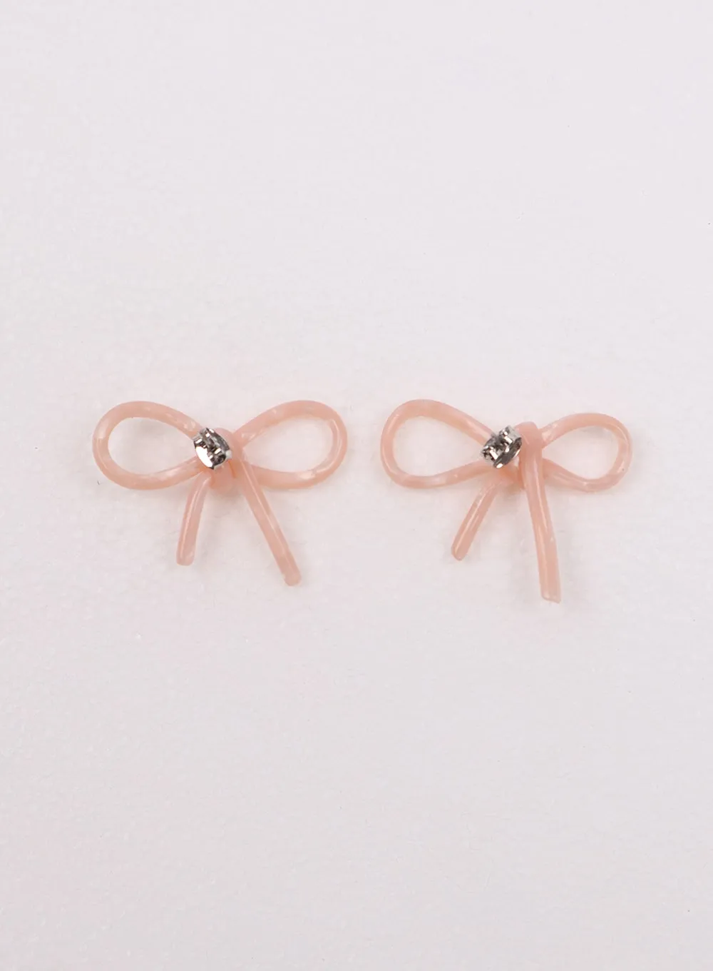 Acrylic Ribbon Stud Earrings IJ419 sold by Lewkin product image thumbnail 4
