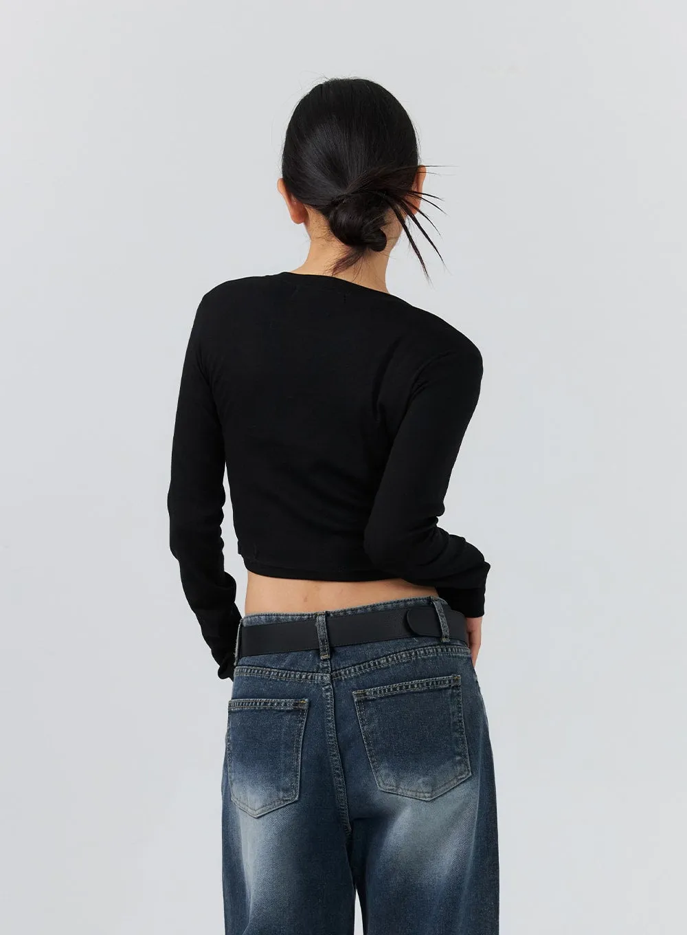 Graphic Stripped Tee CS325 sold by Lewkin product image thumbnail 5