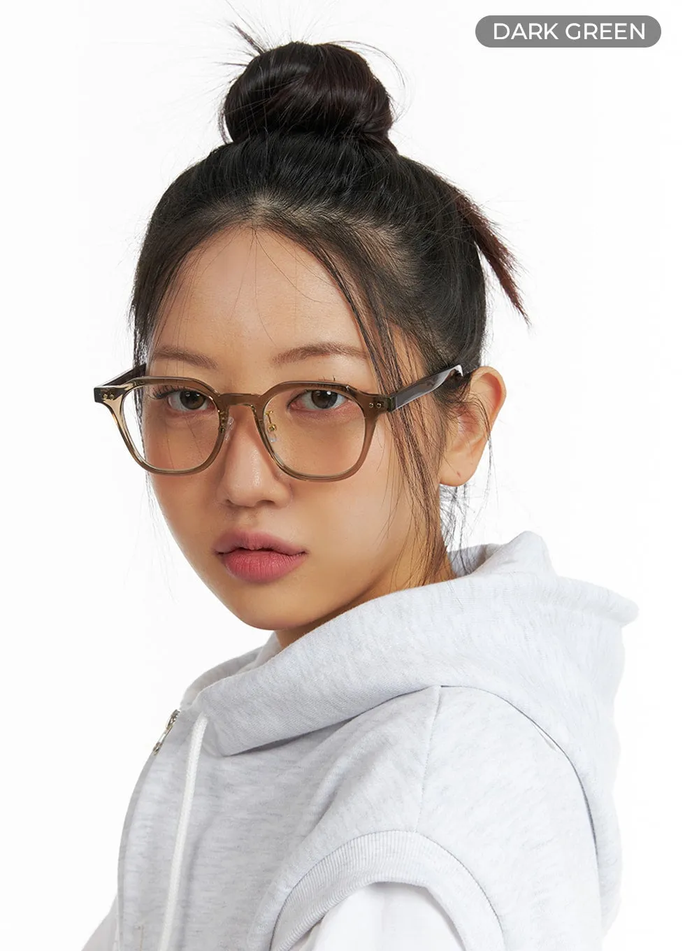 Colored Square Glasses IF421 sold by Lewkin product image thumbnail 4