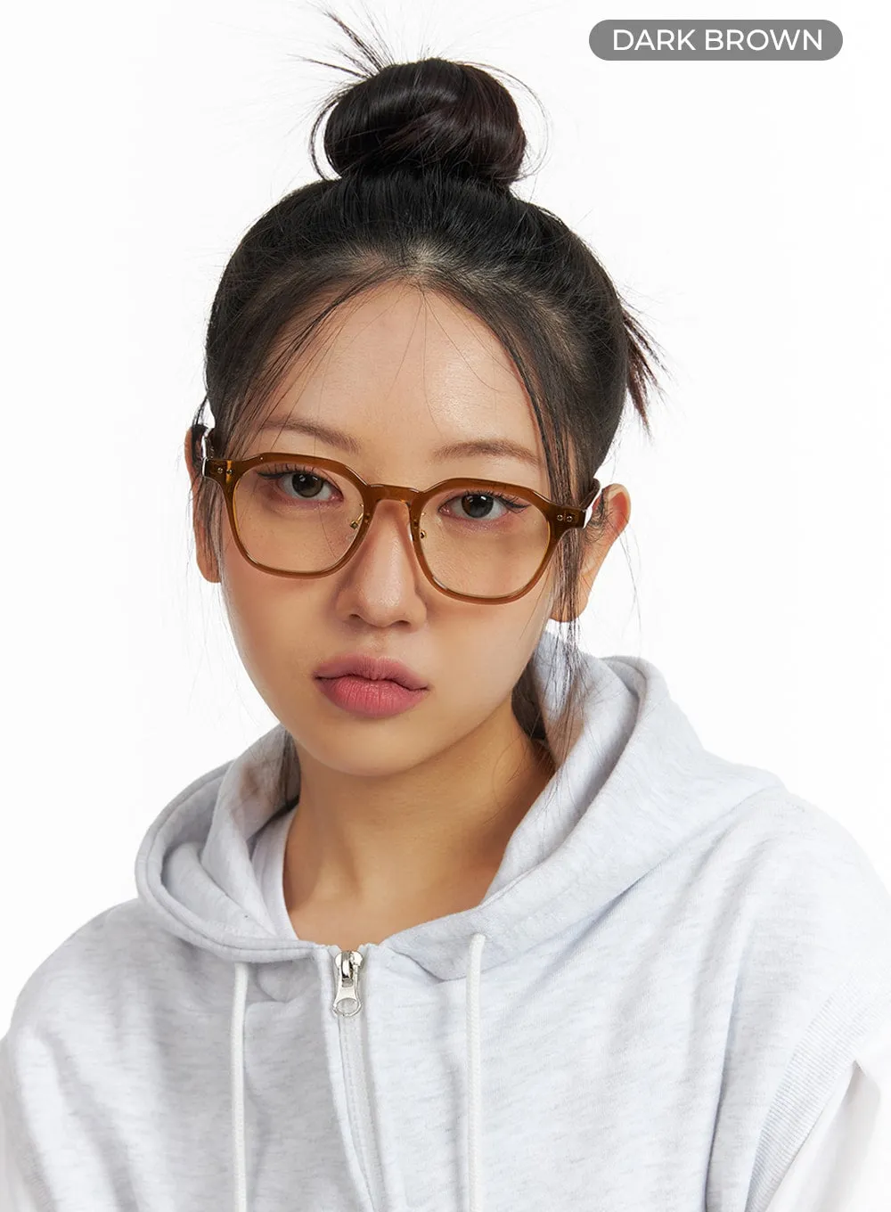 Colored Square Glasses IF421 sold by Lewkin product image thumbnail 3