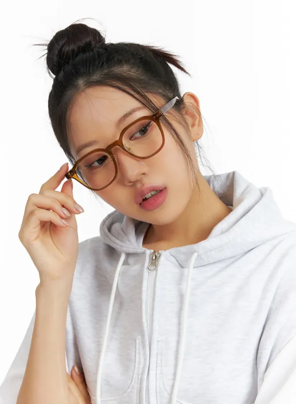 Colored Square Glasses IF421 sold by Lewkin