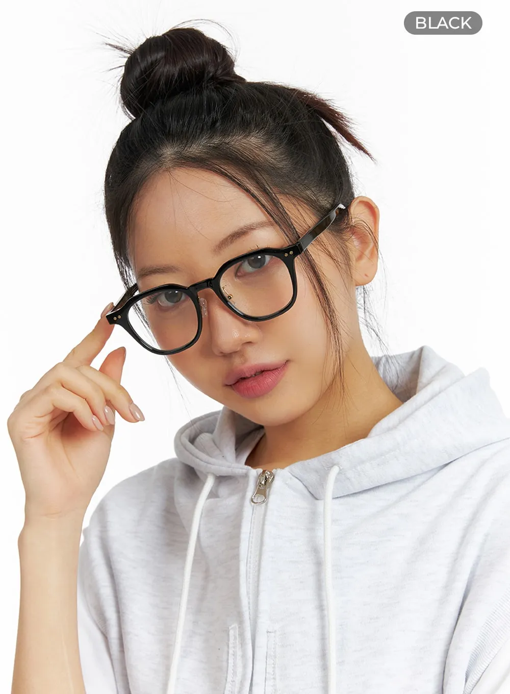 Colored Square Glasses IF421 sold by Lewkin product image thumbnail 5