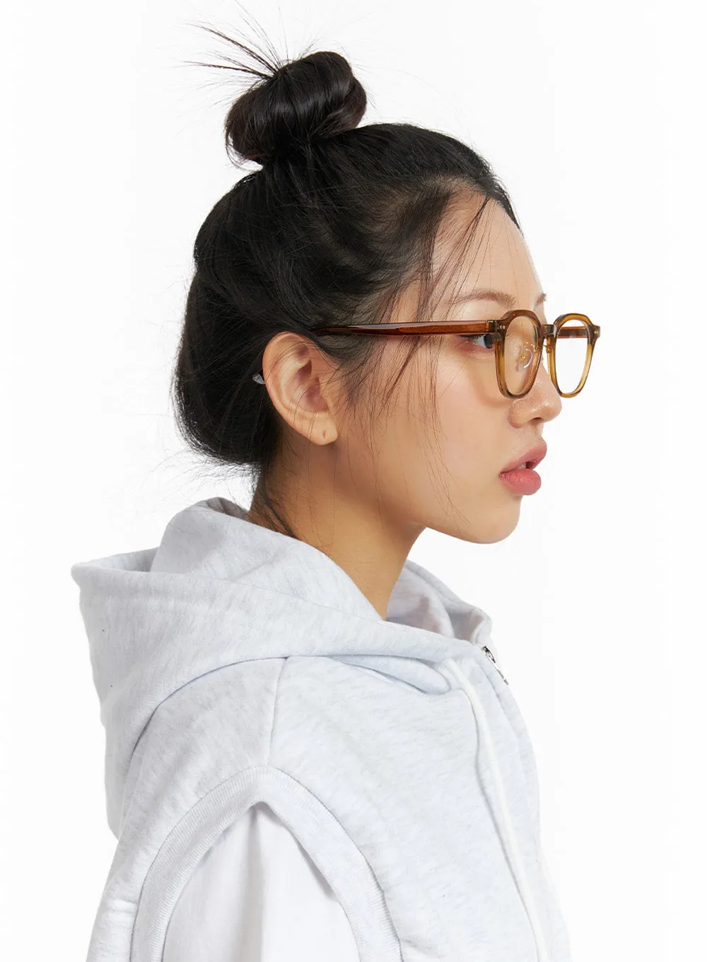 Colored Square Glasses IF421 sold by Lewkin product image thumbnail 2