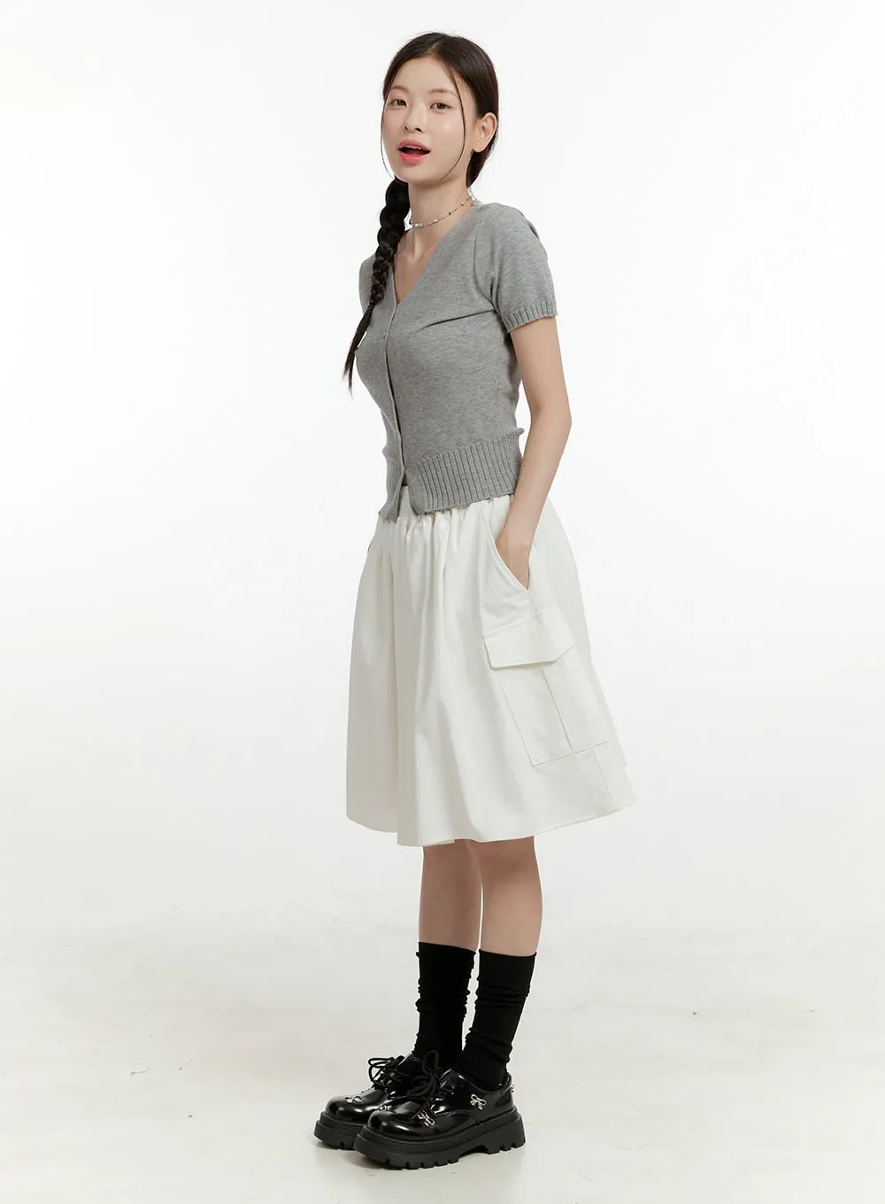 Ribbon Chunky Loafers OL423 sold by Lewkin