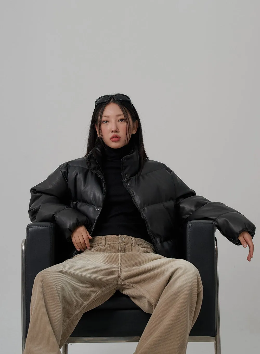 Light Washing Corduroy Wide Pants Unisex CN02 sold by Lewkin