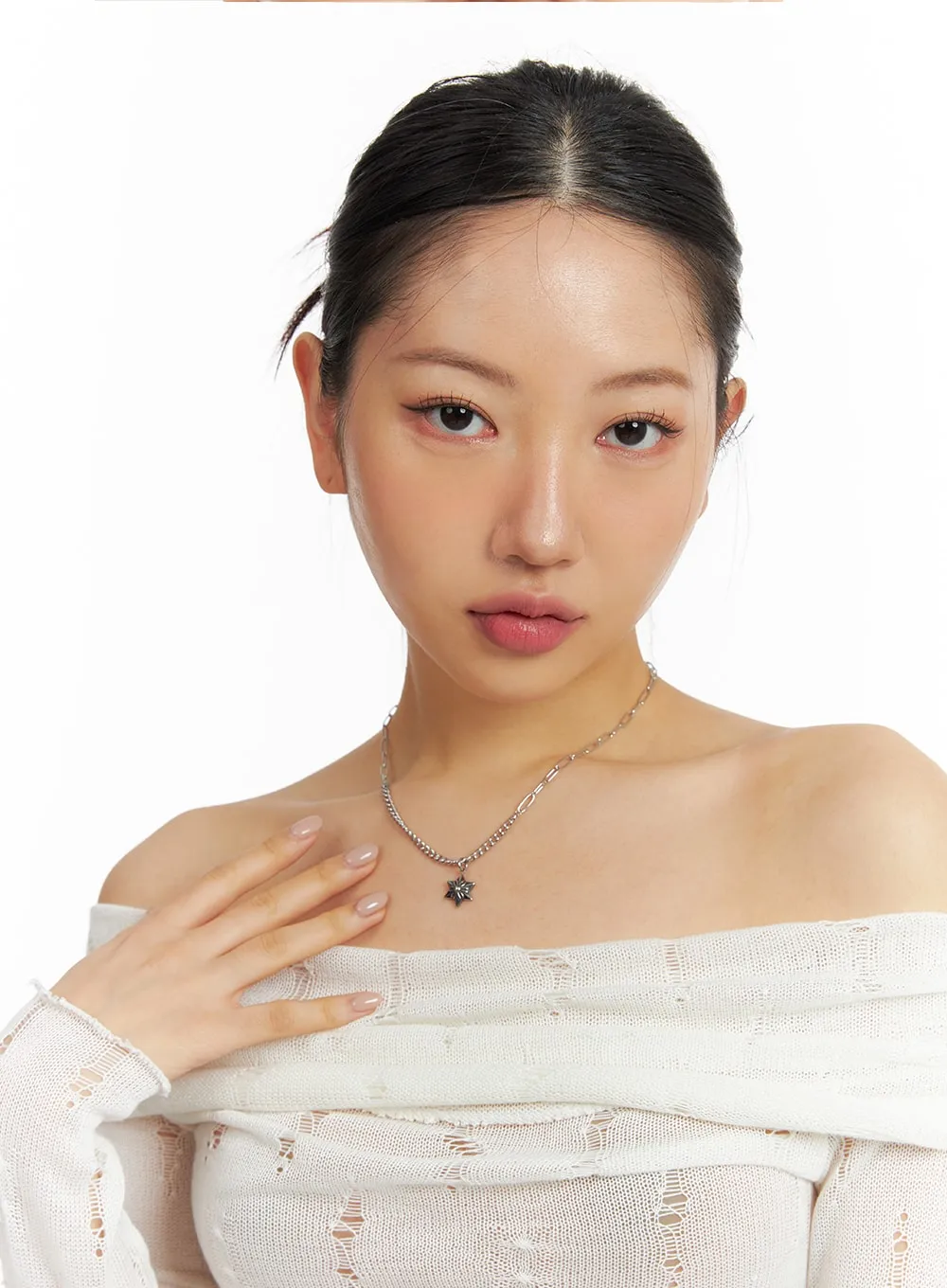 Mini Star Pendant Chain Necklace CF416 sold by Lewkin product image thumbnail 2