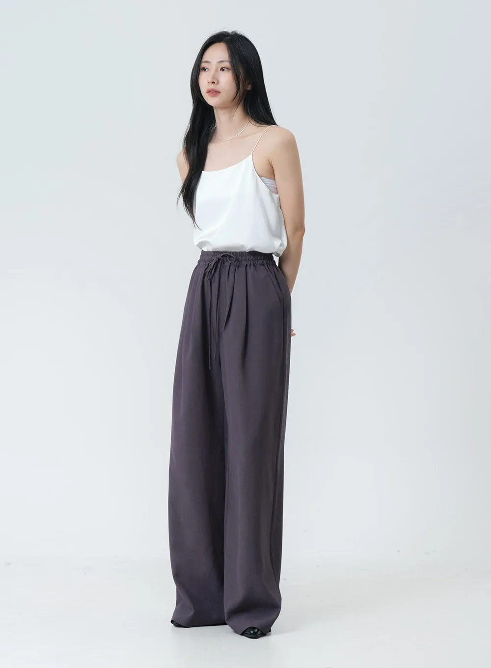 Loose Fit Satin Cami Top OY18 sold by Lewkin product image thumbnail 4