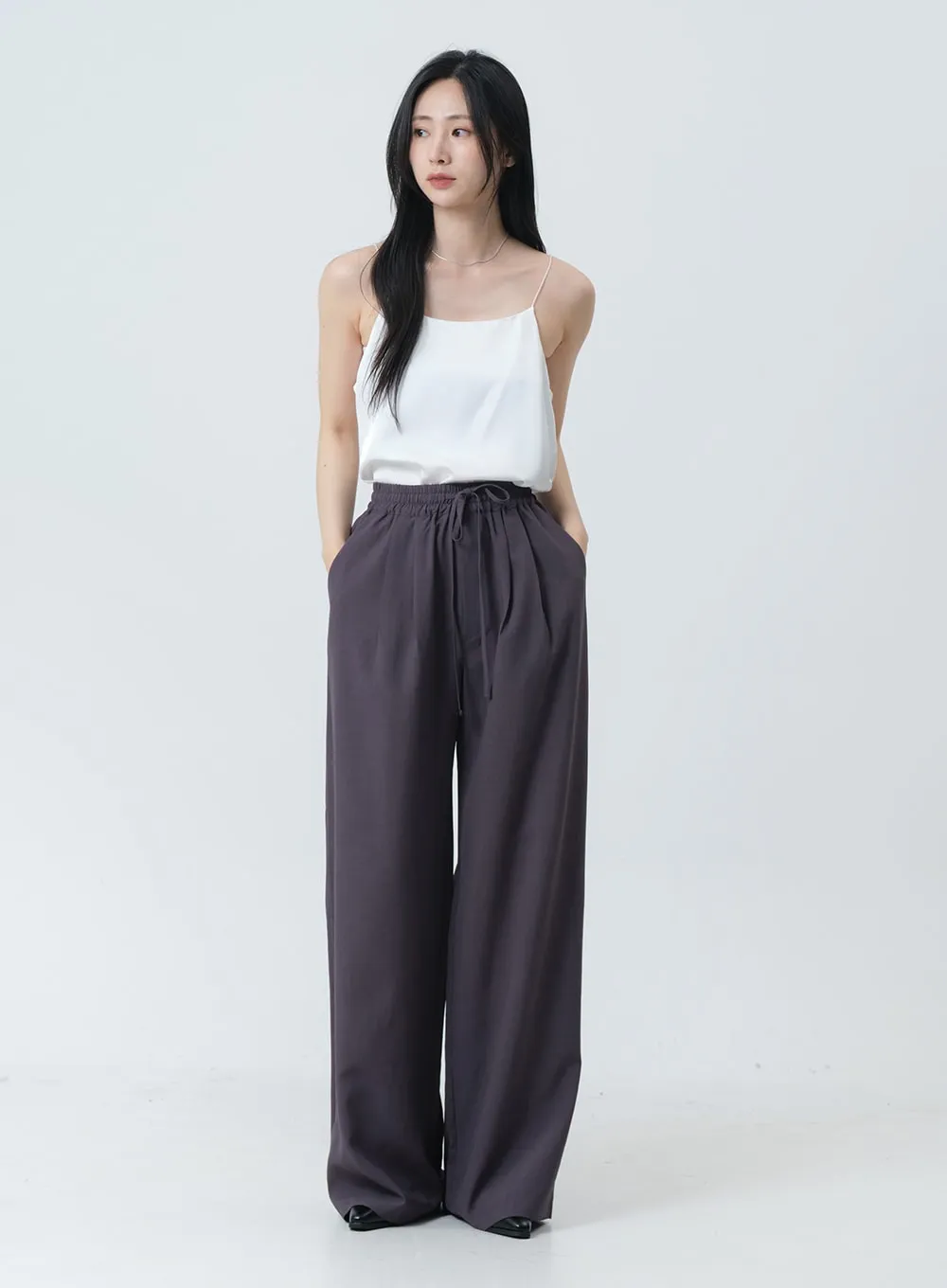 Loose Fit Satin Cami Top OY18 sold by Lewkin product image thumbnail 2