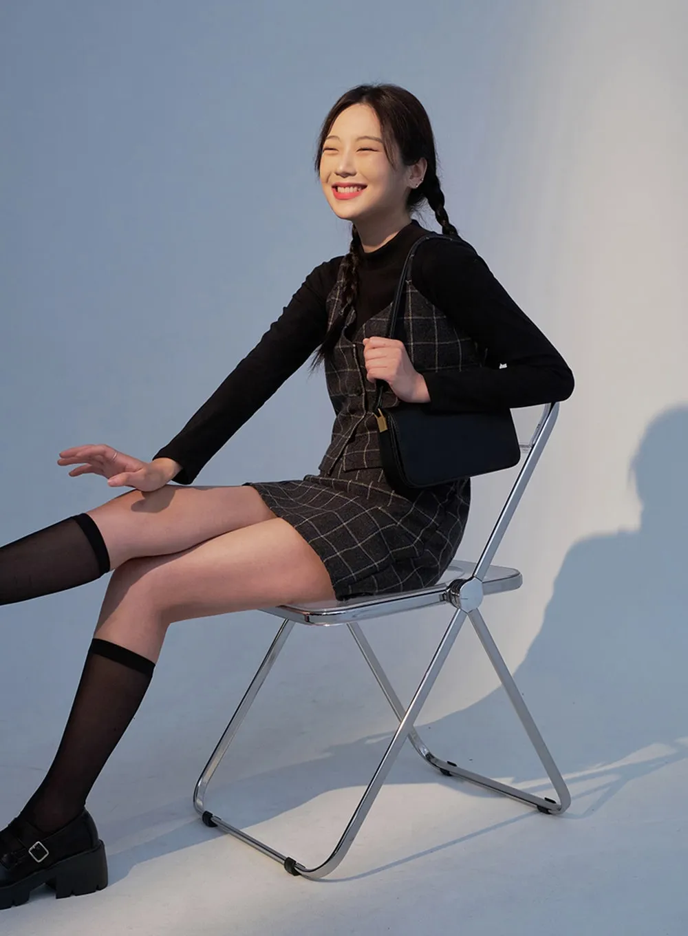 Check Pattern Mini Skirt FF13 sold by Lewkin product image thumbnail 2