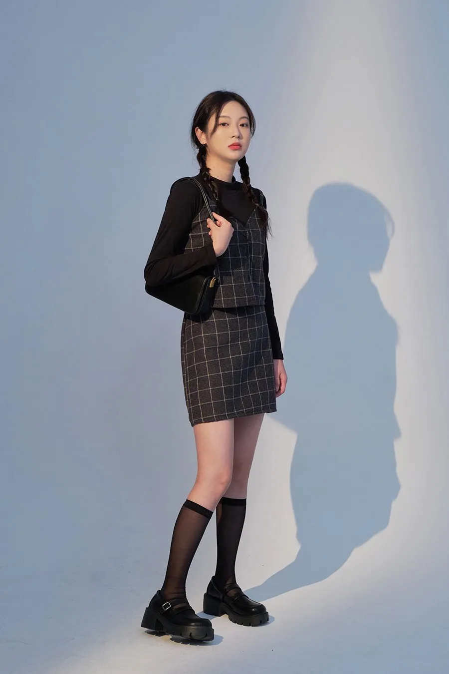 Check Pattern Mini Skirt FF13 sold by Lewkin product image thumbnail 3