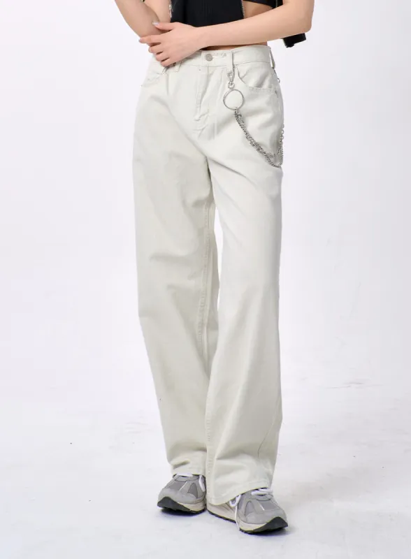 Mid-Rise Cotton Pants BA326 sold by Lewkin