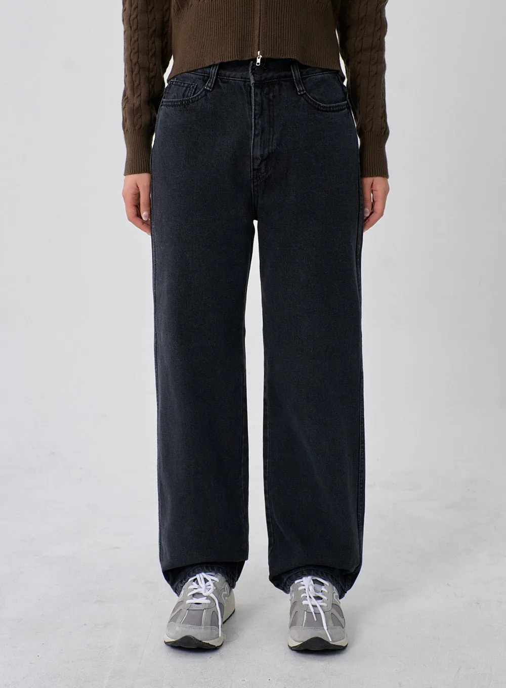 Wide Leg Denim Pants CN09 sold by Lewkin product image thumbnail 5