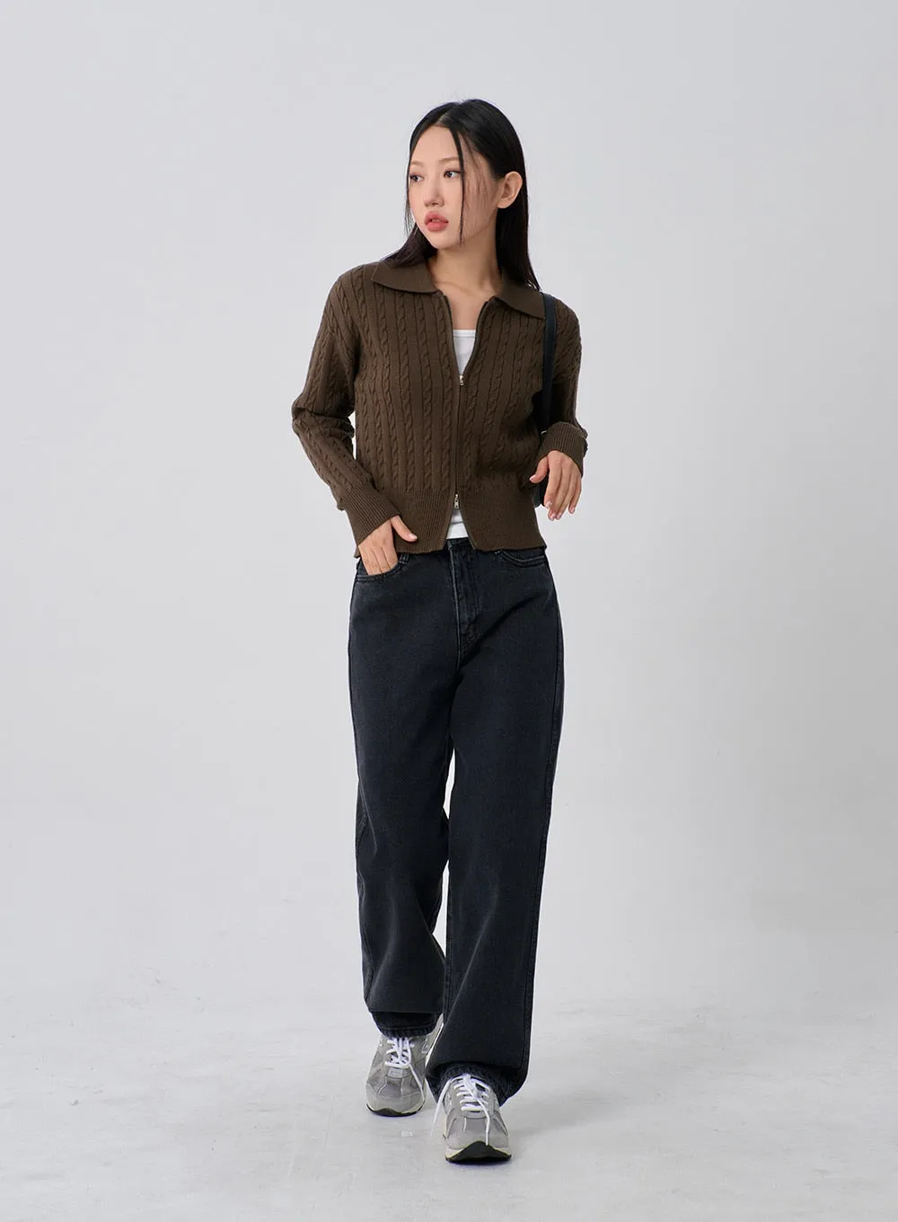 Wide Leg Denim Pants CN09 sold by Lewkin