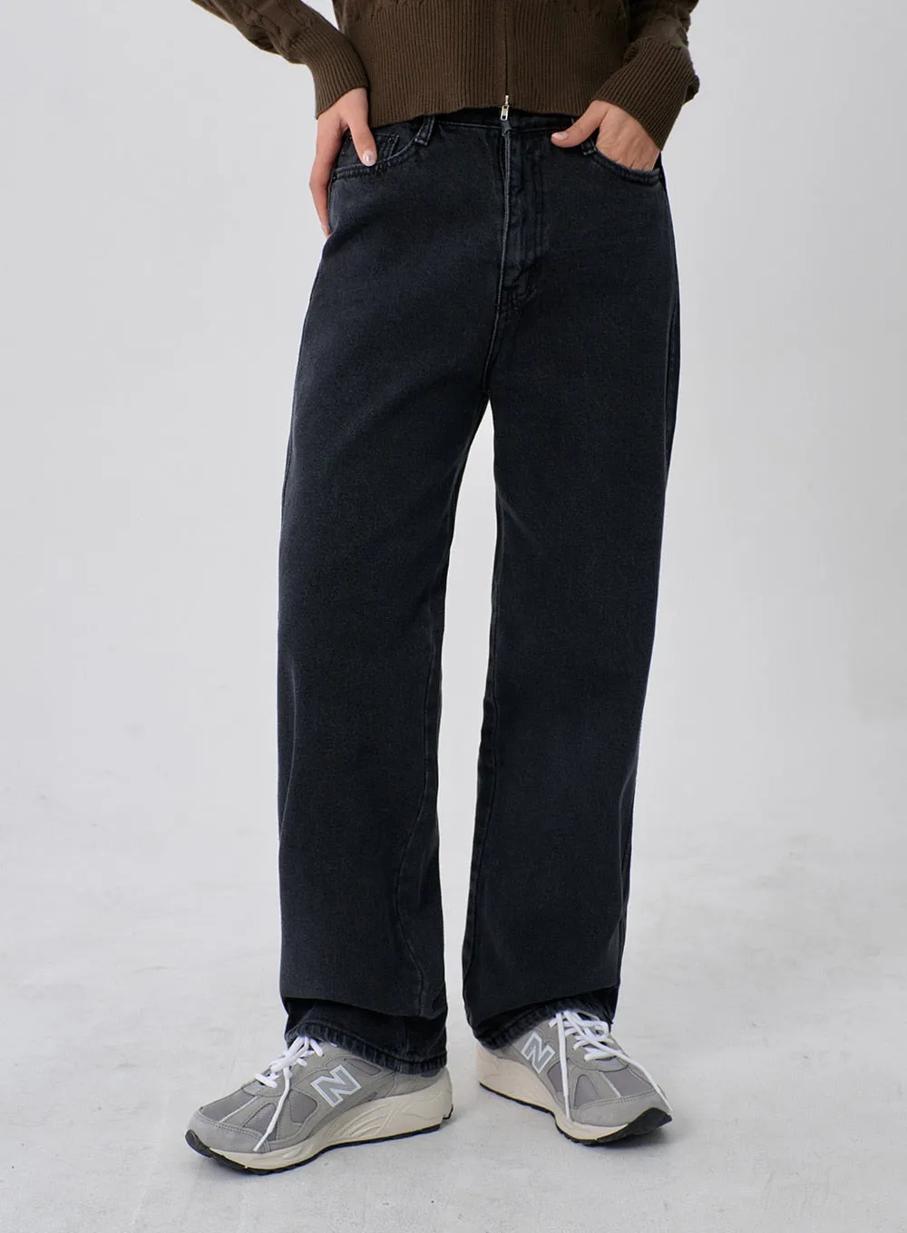 Wide Leg Denim Pants CN09 sold by Lewkin product image thumbnail 2