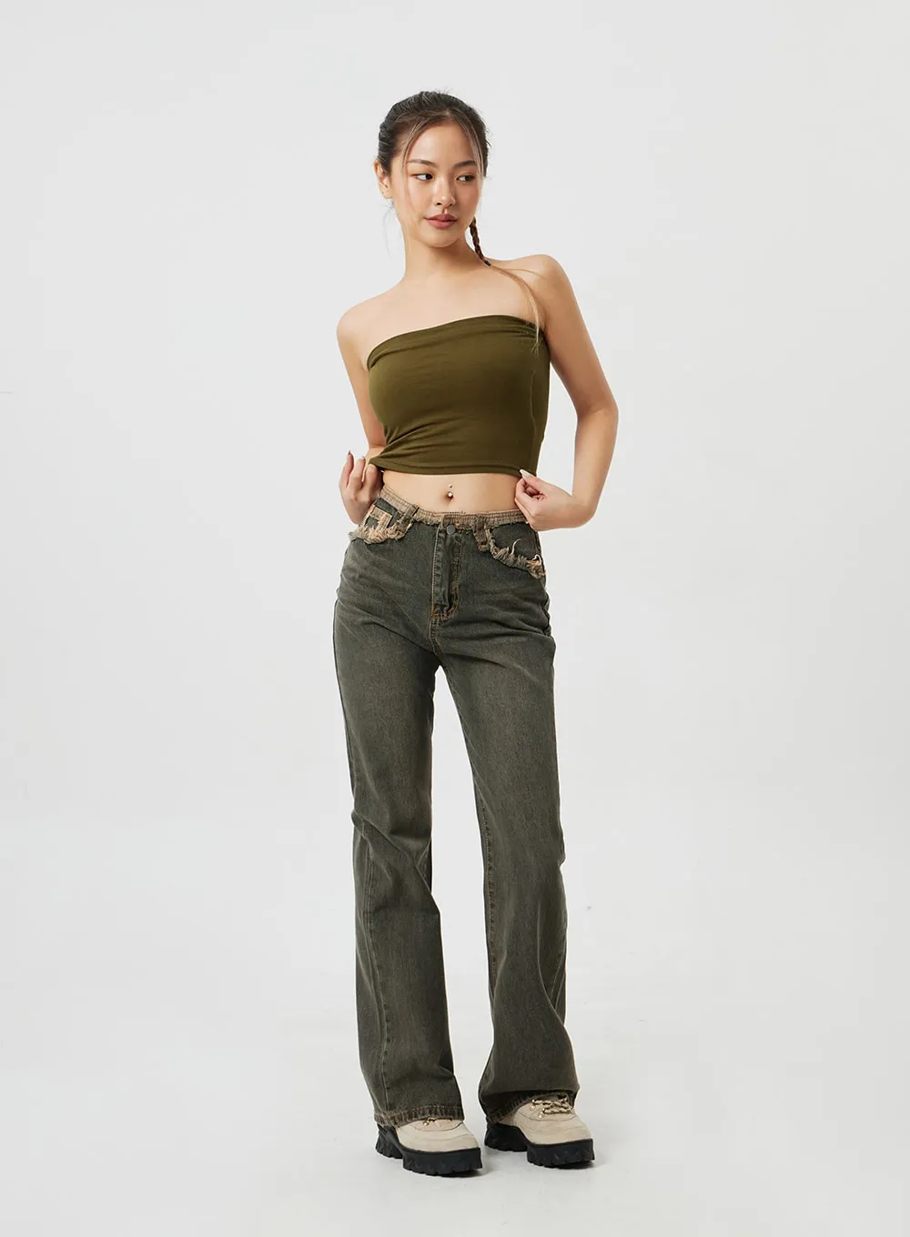 Simple Tube Top CM306 sold by Lewkin product image thumbnail 3