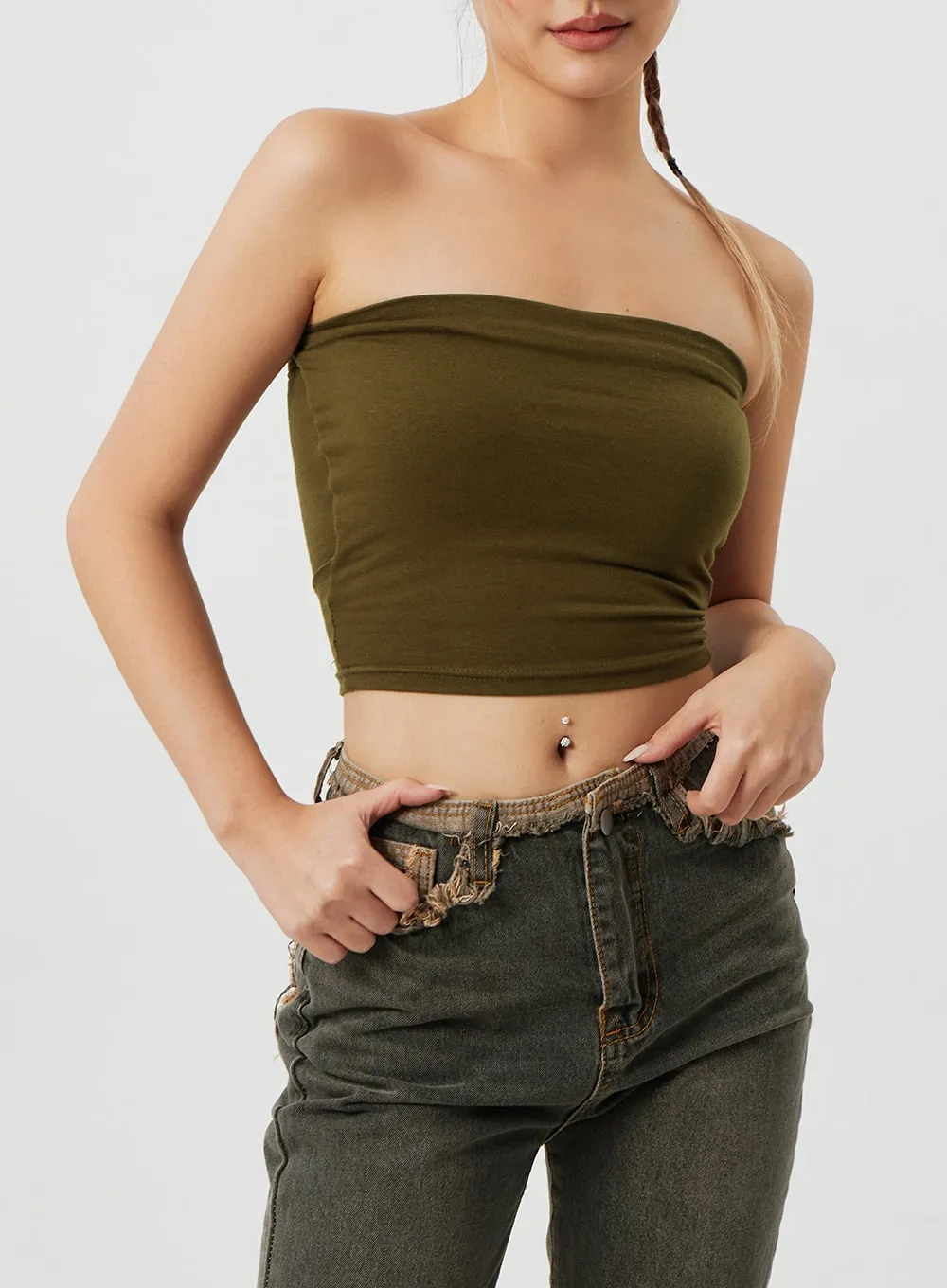 Simple Tube Top CM306 sold by Lewkin product image thumbnail 2