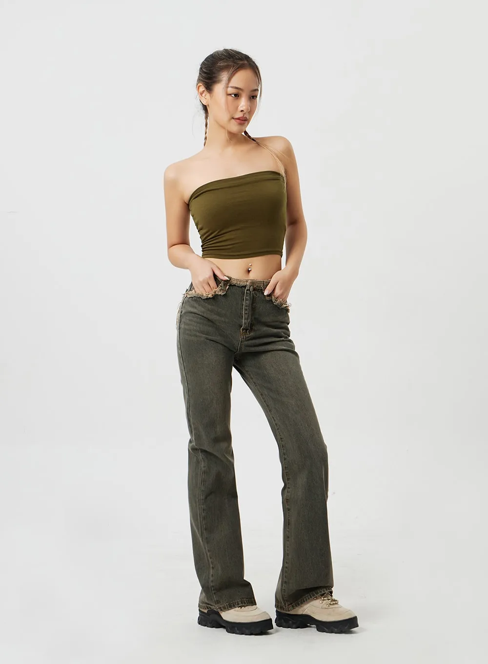 Simple Tube Top CM306 sold by Lewkin product image thumbnail 4