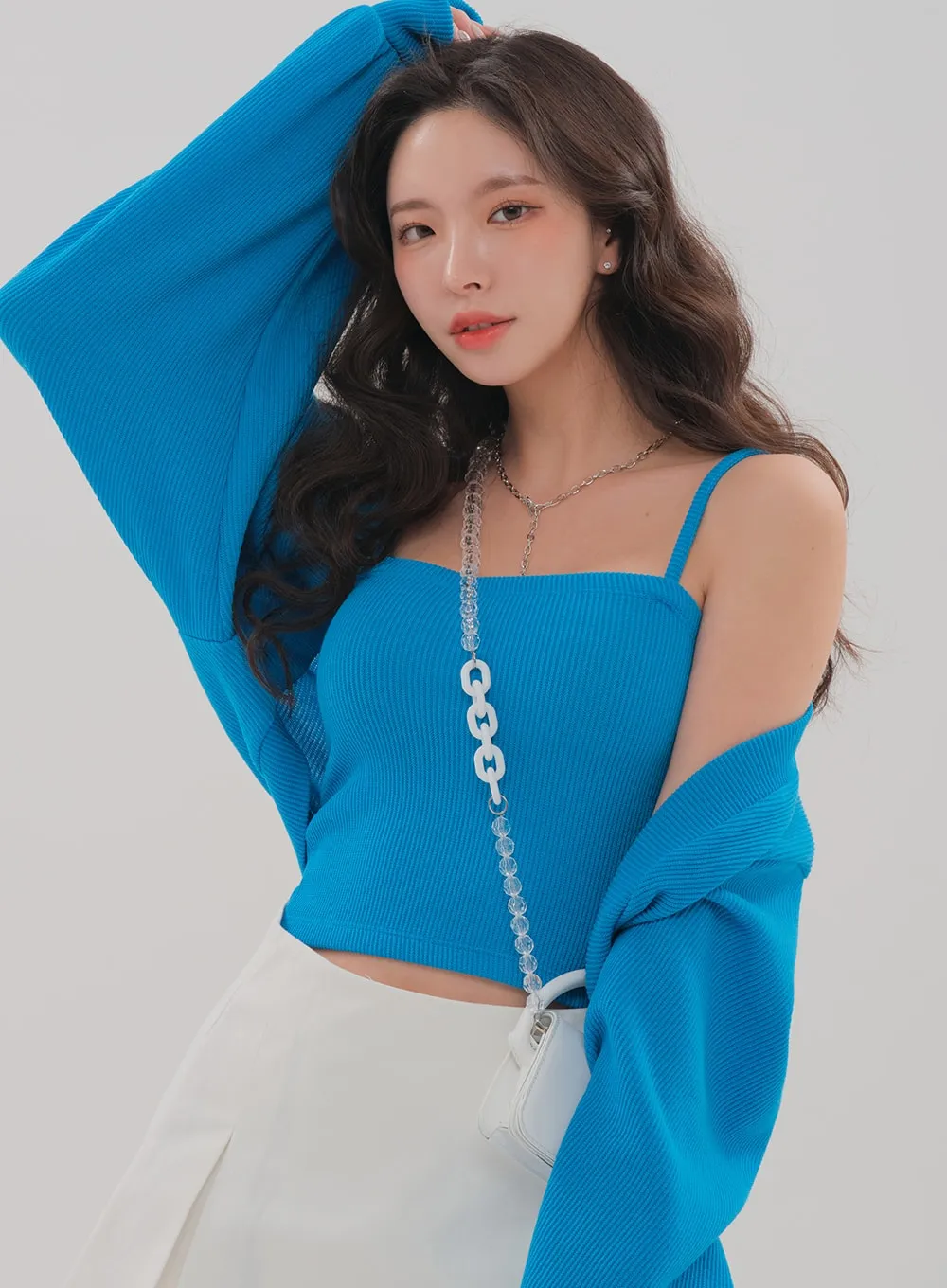 Sleeveless Strap Top BM7 sold by Lewkin