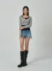Scoop Neck Cropped Top IF315 sold by Lewkin
