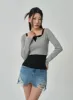 Scoop Neck Cropped Top IF315 sold by Lewkin