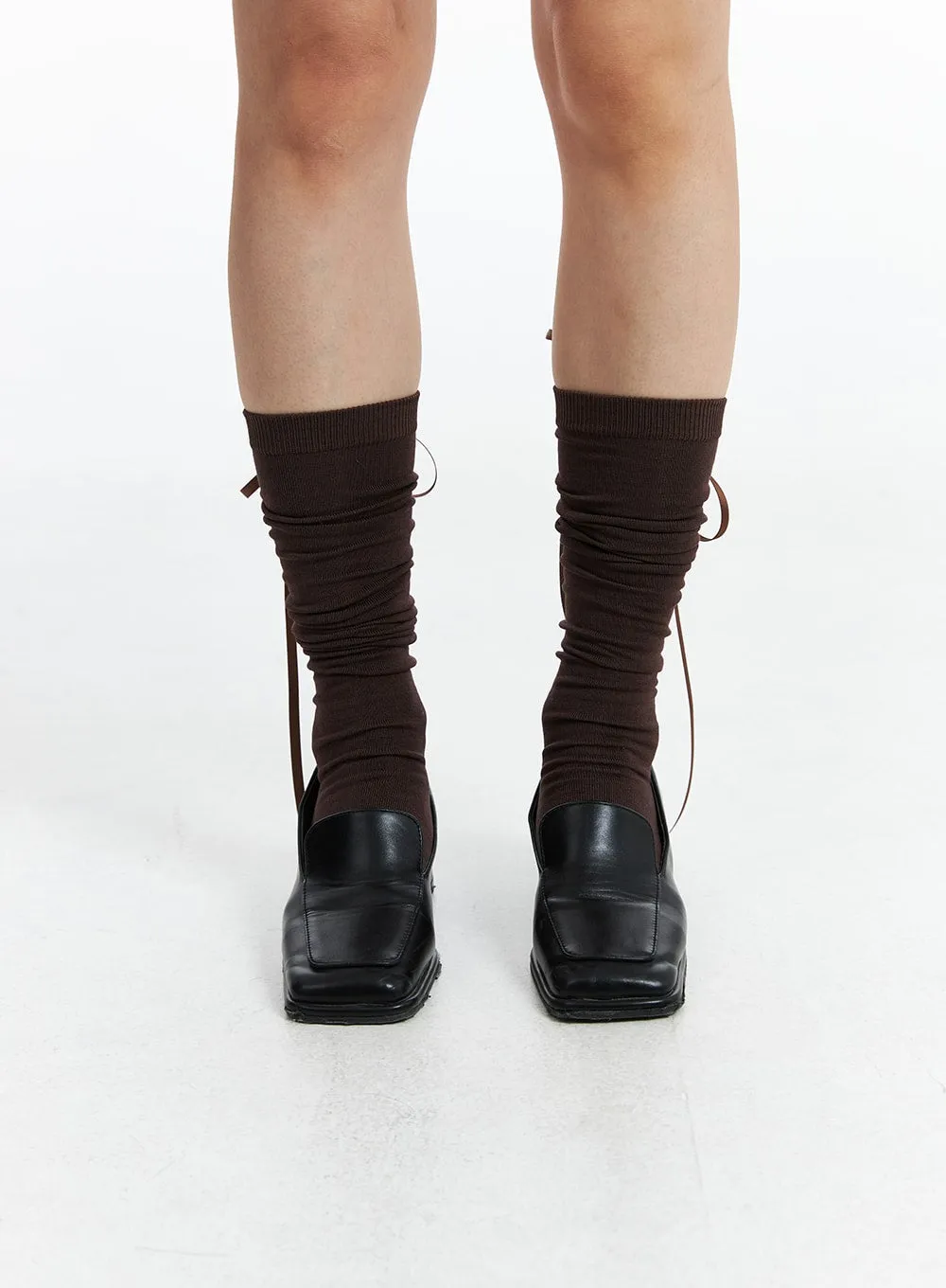 Ribbon Tie Socks OO319 sold by Lewkin product image thumbnail 4
